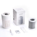Mini Desktop Air Purifier HEPA Filter Negative Ion Technology Eliminates Formaldehyde Odors Smoke and Dust Particles Office Home